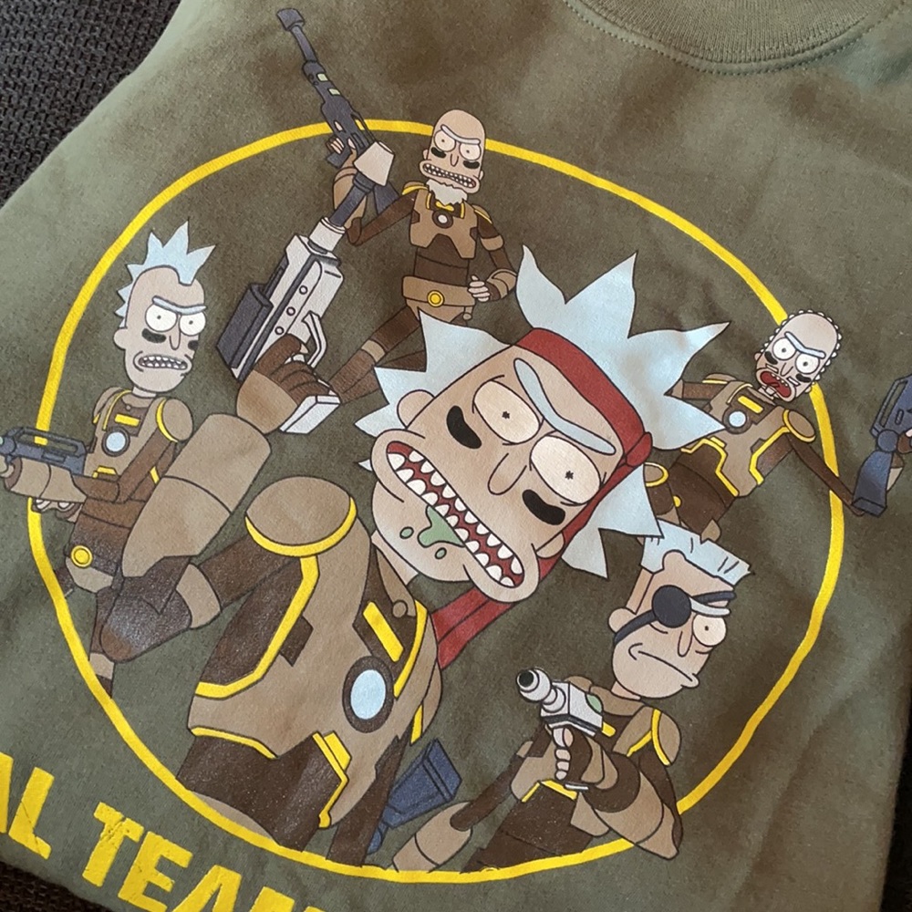 Rick and morty seal team ricks sweatshirt. Nwot.